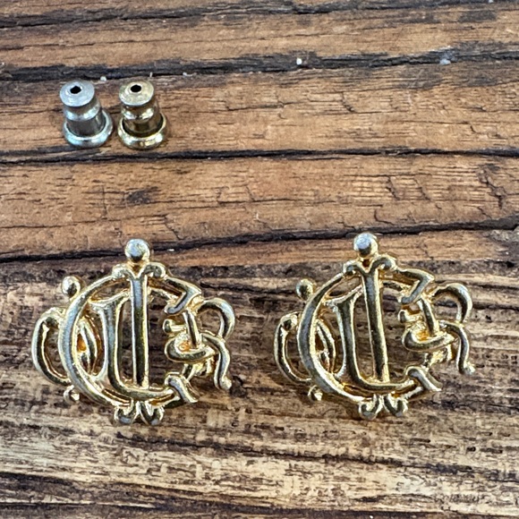 Dior Gold Necklace and Earring Set - Picture 7 of 12